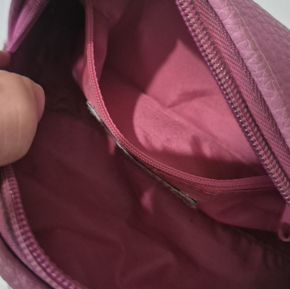 Tommy Hilfiger Mini Pink Leather Satchel With Detachable Shoulder Strap Vintage - Picture 6 of 16